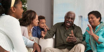 black people talking